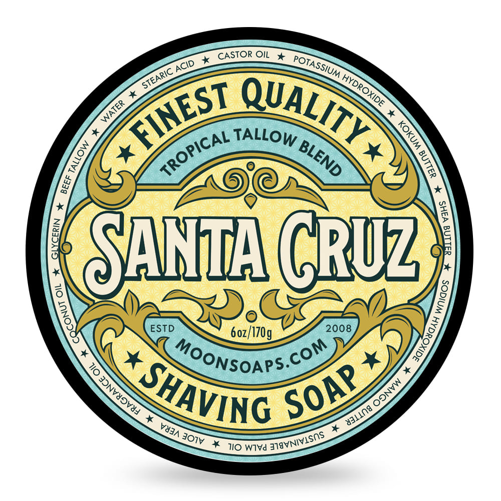 Moon shaving soap Santa Cruz 6oz