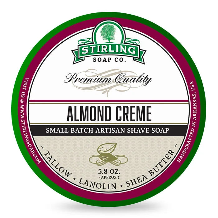 Stirling shaving cream almond creme 170ml