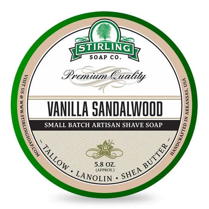 Stirling shaving cream vanilla sandalwood 170ml