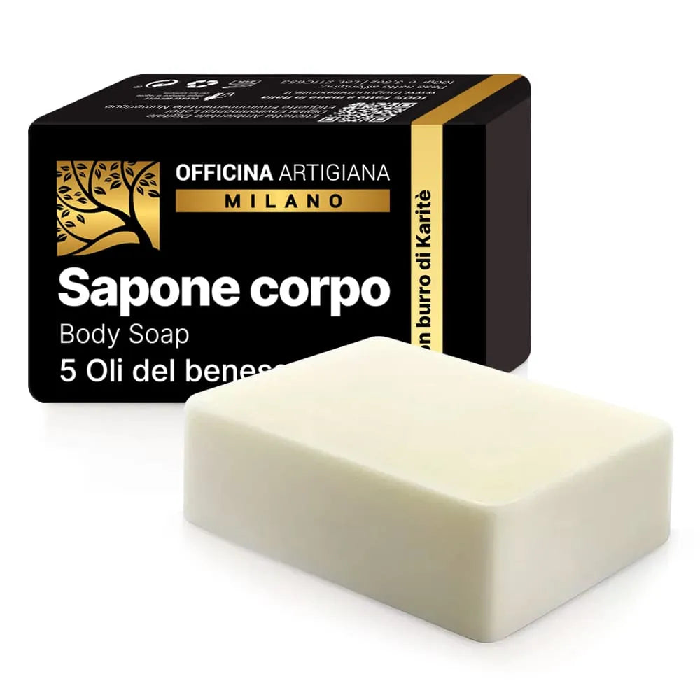 Officina Artigiana body soap 5 Wellness Oils 100gr