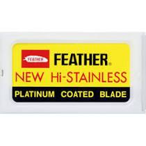 Feather Hi-Stainless Razor Blades ( Pack of 10) - Shaving Time