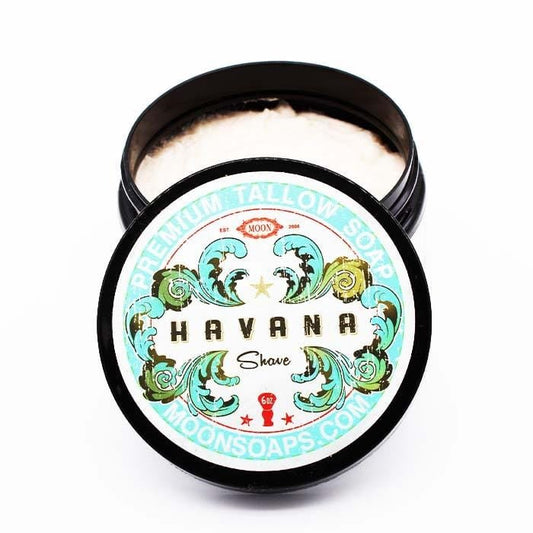 Havana Shaving Soap by Moon Soaps 6oz / 170gm - Shaving Time