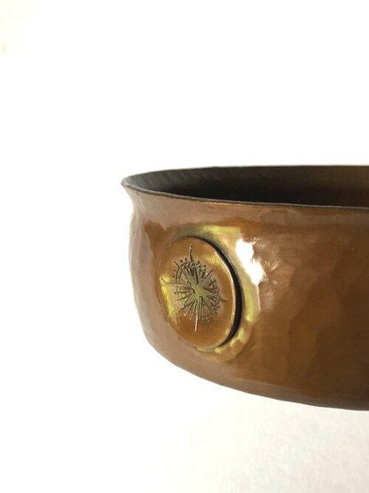 Heavyweight Copper Lather Bowl by Captain's Choice - Shaving Time