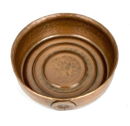 Heavyweight Copper Lather Bowl by Captain's Choice - Shaving Time