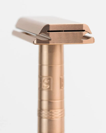 Henson Mild AL13 V2 - Double Edge Safety Razor - Copper - Shaving Time