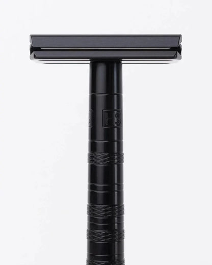 Henson Mild AL13 V2 - Double Edge Safety Razor - Jet Black - Shaving Time