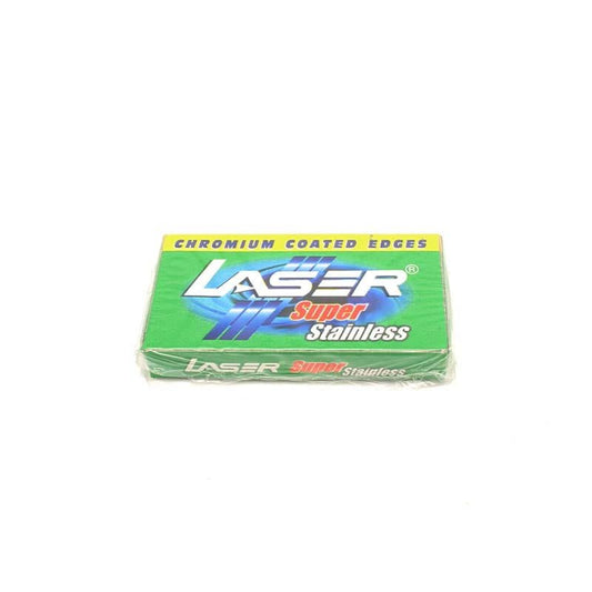 Laser Super Stainless Chromium Coated Double Edged Safety Razor Blades (5 pack) - Shaving Time