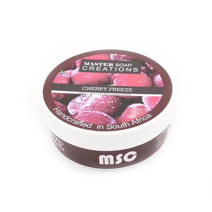 Master Soap Creations - Cherry Freeze Shaving Soap 170g ( 6oz) - Shaving Time