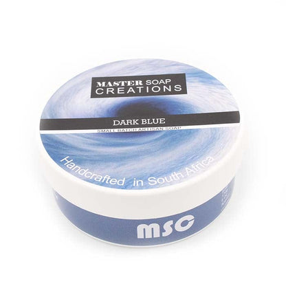 Master Soap Creations - Dark Blue Shaving Soap 170g ( 6oz) - Shaving Time