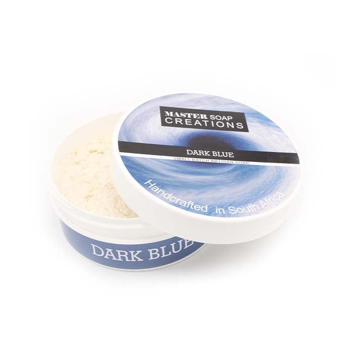 Master Soap Creations - Dark Blue Shaving Soap 170g ( 6oz) - Shaving Time