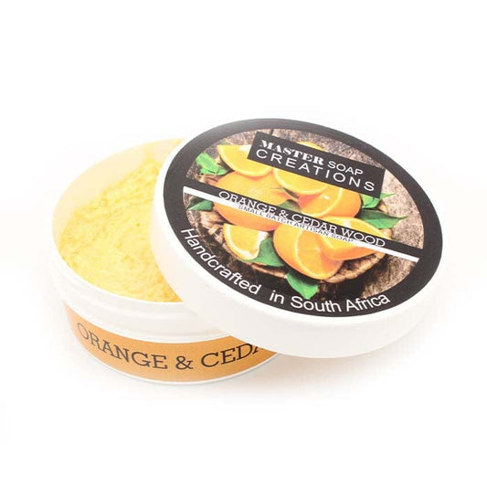Master Soap Creations MSC Shave Soap Master Soap Creations - Orange & Cedarwood Shaving Soap 170g ( 6oz)