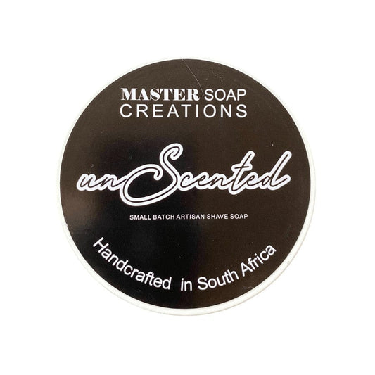 Master Soap Creations - Unscented Shaving Soap 170g ( 6oz) - Shaving Time