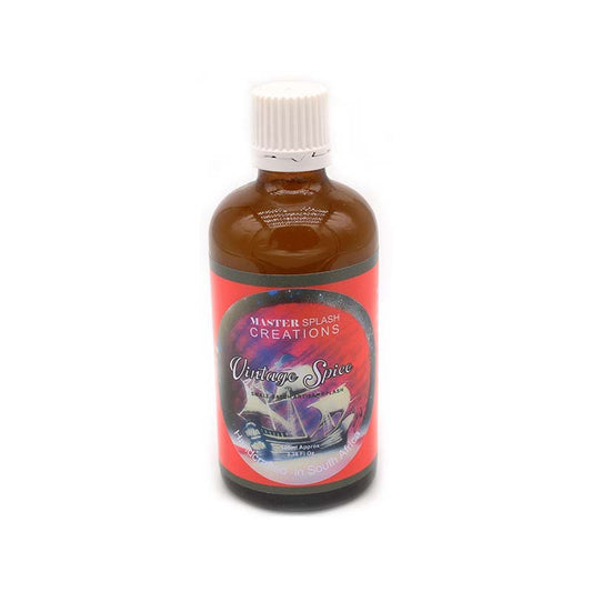 Master Soap Creations - Vintage Spice After Shave Lotion 100ml - Shaving Time