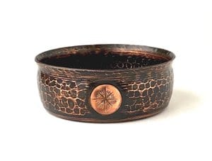 Obsidian Copper Lather Bowl by Captain's Choice - Shaving Time