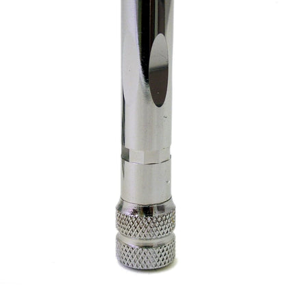 Parker Model 89R Three Piece Safety Razor with Nickel Plated Finish - Shaving Time