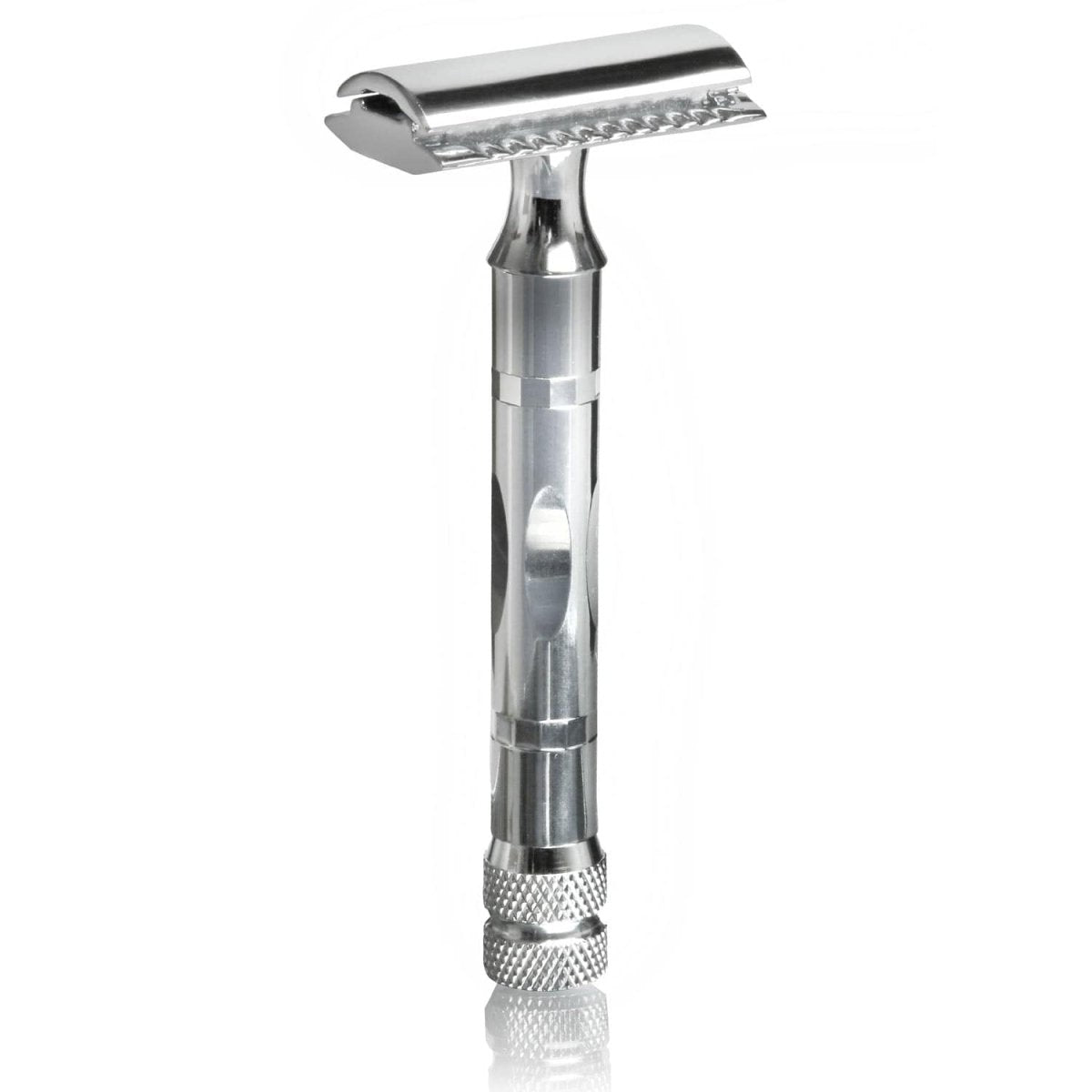 Parker Model 89R Three Piece Safety Razor with Nickel Plated Finish ...