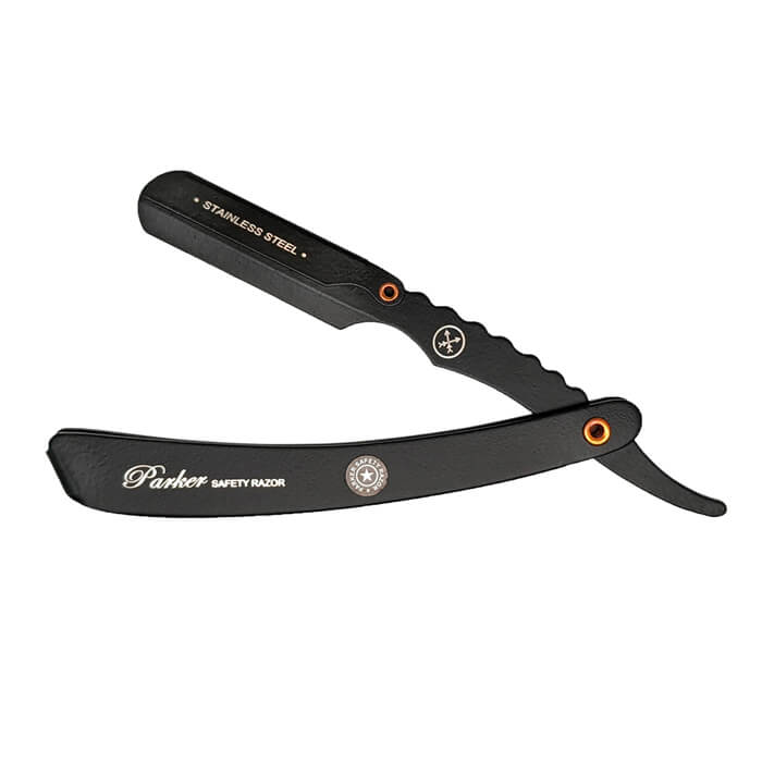 Straght Razor Clip Parker Straight Razor - SRXBLK - Shaving Time