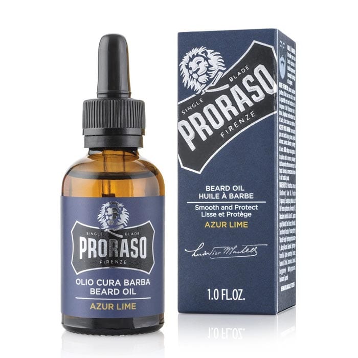 Proraso Beard Oil Azur Lime 30ml - Shaving Time