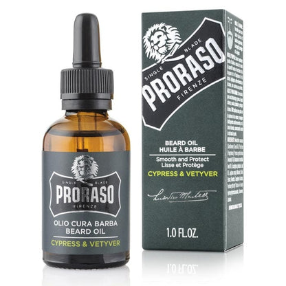 Proraso Beard Oil Cyprus & Vetiver 30ml - Shaving Time