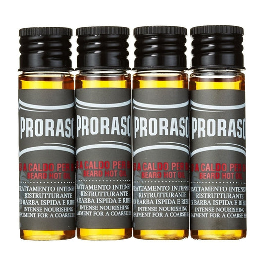 Proraso Hot Oil Beard Treatment (4 x 17ml) - Shaving Time