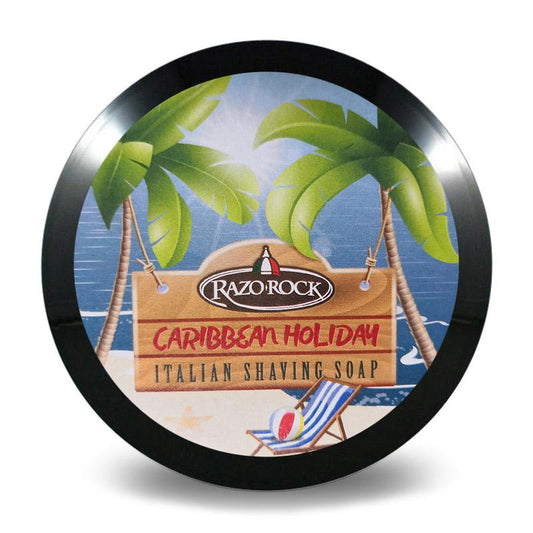 RazoRock Caribbean Holiday Shaving Soap 150g - Shaving Time