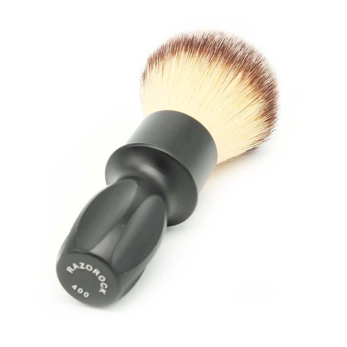 RazoRock Matt Black 400 Plissoft Shaving Brush 24mm - Shaving Time
