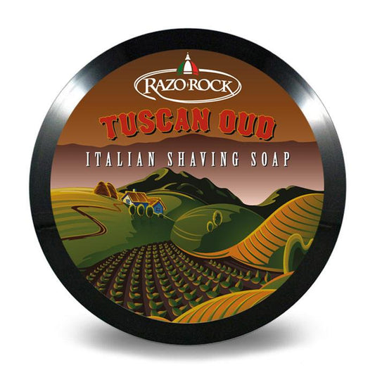 RazoRock Tuscan Oud Shaving Soap 150g - Shaving Time