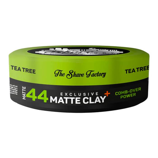 Shave Factory Matt Clay 44 with Tea Tree Oil 150ml - Shaving Time