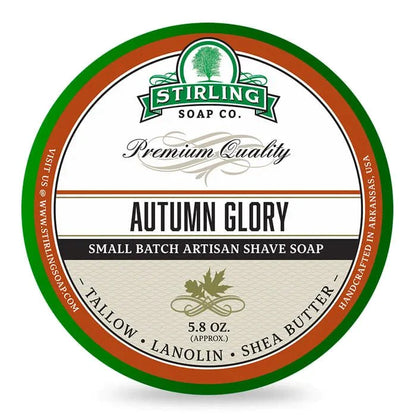 Stirling Autumn Glory Shaving Soap 118ml (5.8oz) - Shaving Time