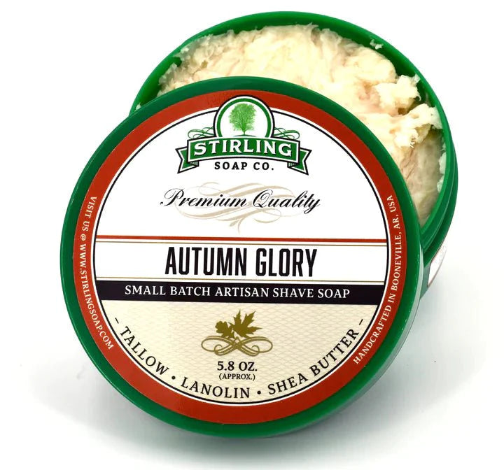 Stirling Autumn Glory Shaving Soap 118ml (5.8oz) - Shaving Time