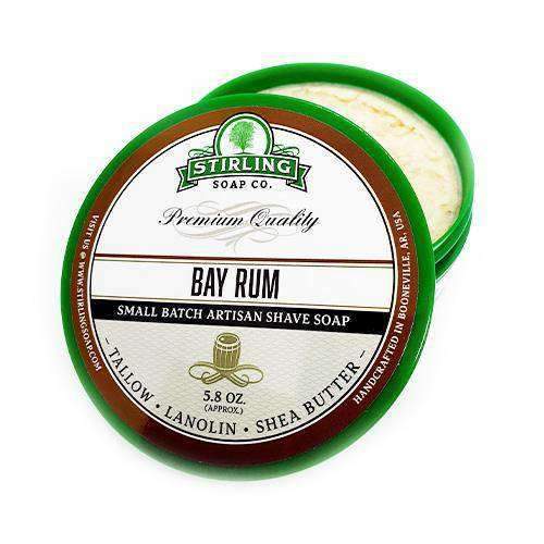 Stirling Bay Rum Shaving Soap 164g (5.8oz) - Shaving Time