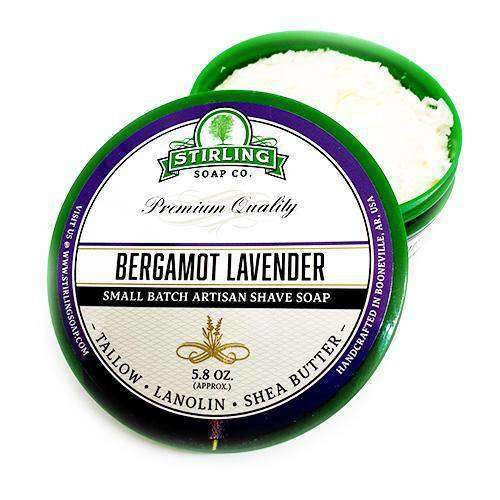 Stirling Bergamot Lavender Shaving Soap 164g (5.8oz) - Shaving Time