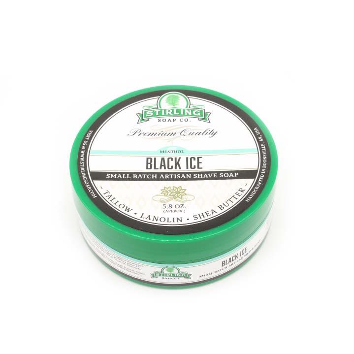 Stirling Black Ice Shaving Soap 164g (5.8oz) - Shaving Time