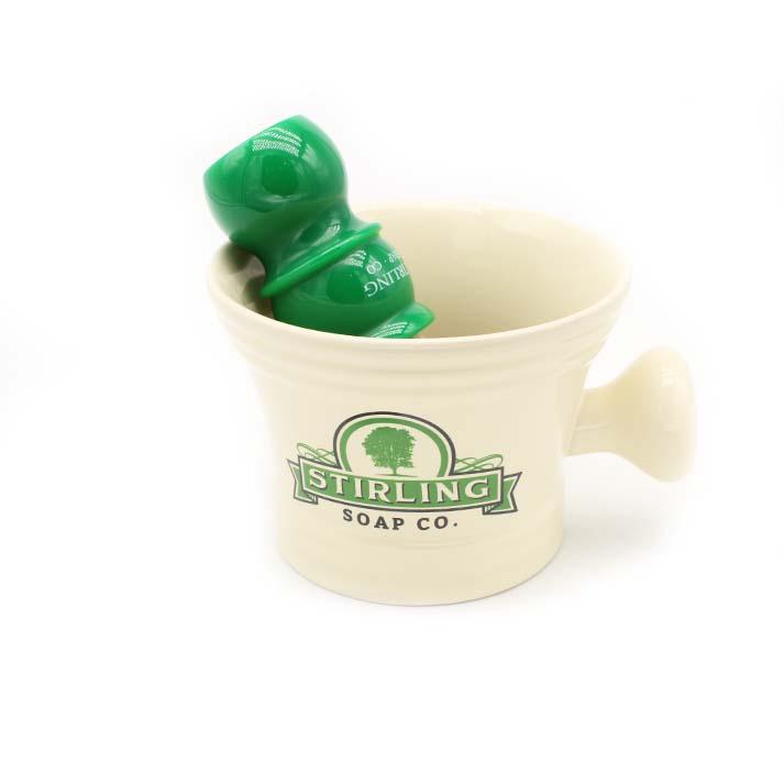 Stirling Ceramic Shaving Mug - Shaving Time