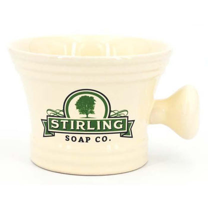 Stirling Ceramic Shaving Mug - Shaving Time