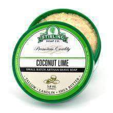 Stirling Coconut Lime Shaving Soap 164g (5.8oz) - Shaving Time