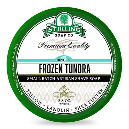 Stirling Frozen Tundra Shaving Soap 170ml (5oz) - Shaving Time