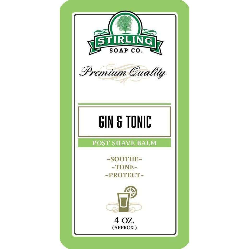 Stirling Gin & Tonic - Post Shave Balm 4oz (118ml) - Shaving Time