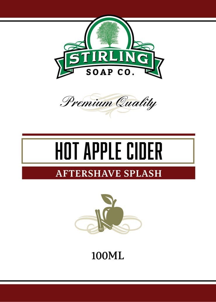 Stirling Hot Apple Cider Aftershave 100ml - Shaving Time