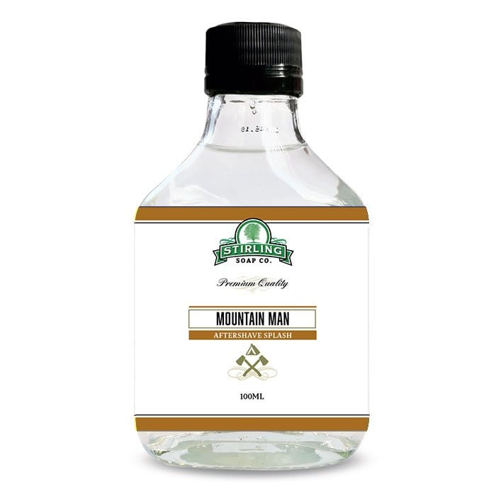 Stirling Mountain Man Aftershave Splash 100ml - Shaving Time