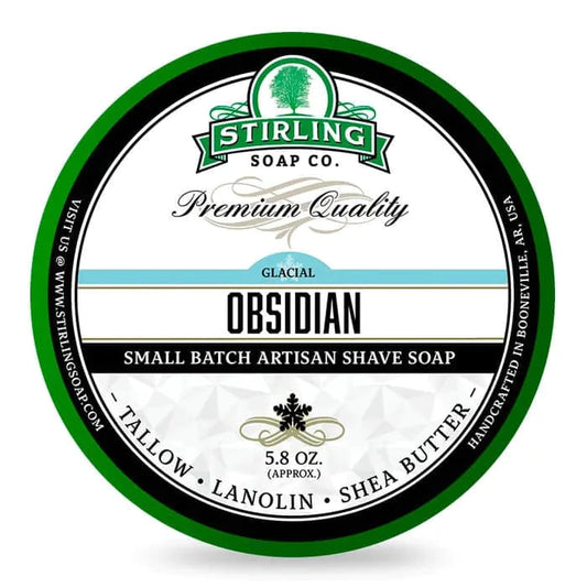 Stirling Obsidian Shaving Soap 164g (5.8oz) - Shaving Time