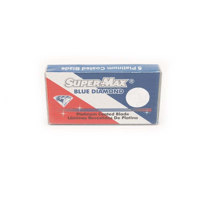 Supermax Blue Diamond Double Edge Razor Blades (5) - Shaving Time
