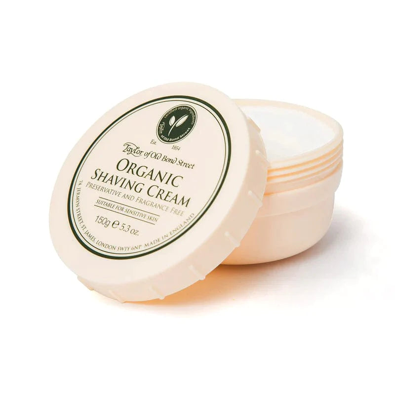 Taylor of Old Bond St Organic Shaving Cream 150g - Shaving Time