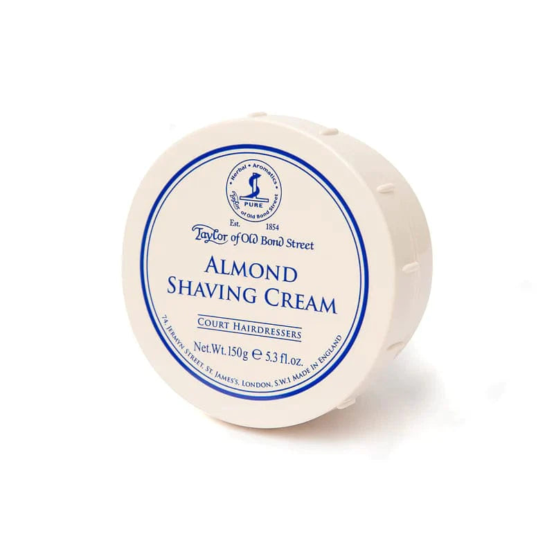 Taylor of Old Bond St Shaving Cream - Almond 150g - Shaving Time