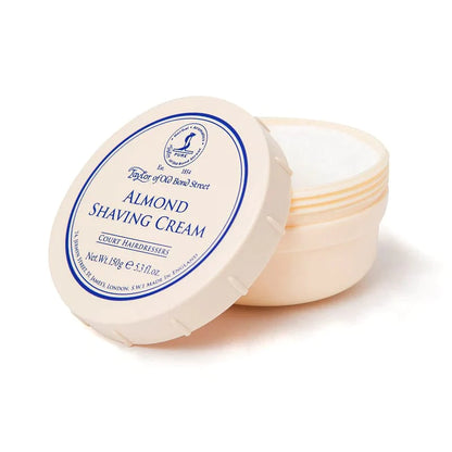 Taylor of Old Bond St Shaving Cream - Almond 150g - Shaving Time