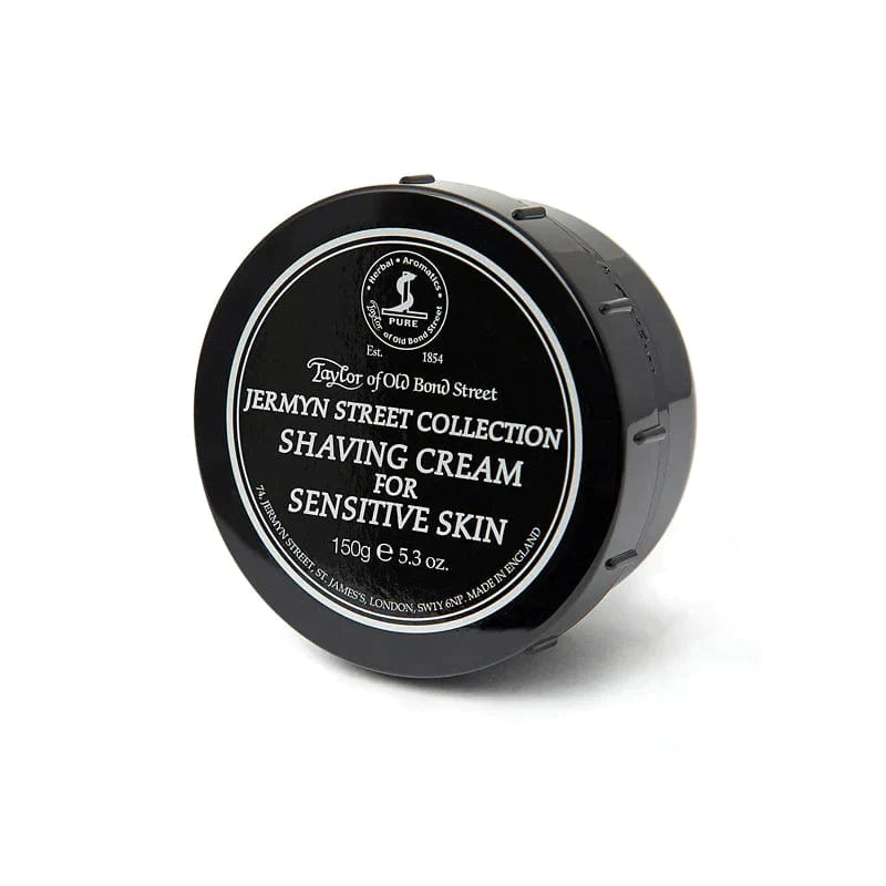 Taylor of Old Bond St Shaving Cream - Jermyn Street Collection for Sensitive Skin 150g - Shaving Time