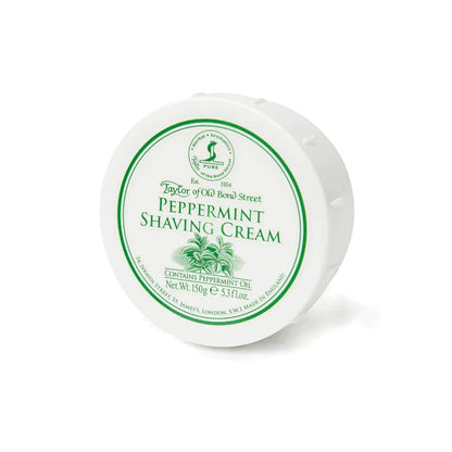 Taylor of Old Bond St Shaving Cream - Peppermint 150g - Shaving Time