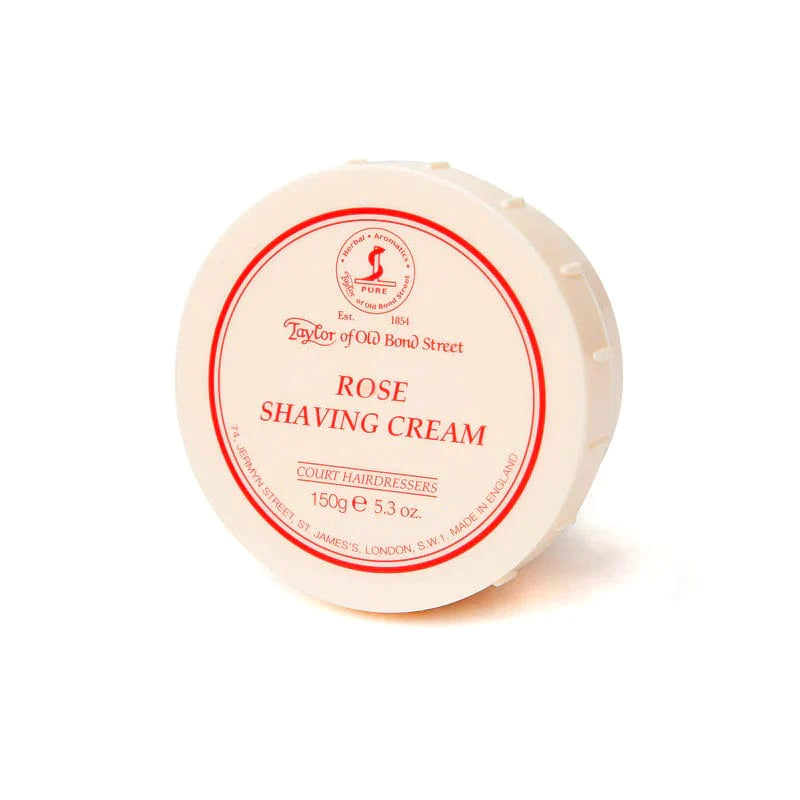 Taylor of Old Bond St Shaving Cream - Rose 150g - Shaving Time