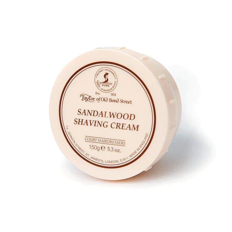 Taylor of Old Bond St Shaving Cream - Sandalwood 150g - Shaving Time