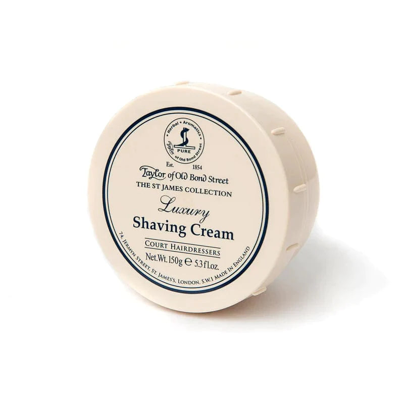 Taylor of Old Bond St Shaving Cream - St James 150g - Shaving Time